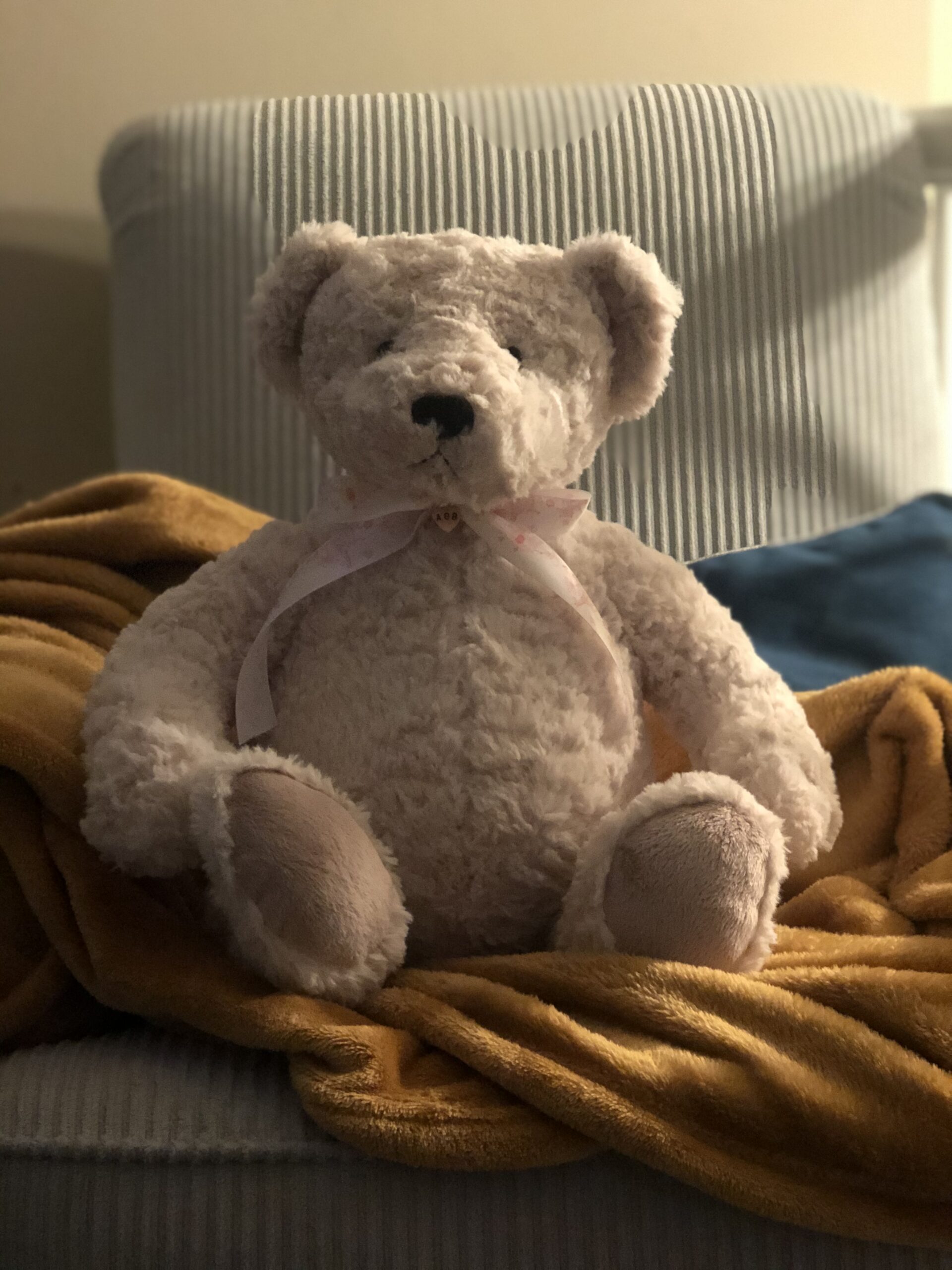 Weighted Bear for Infant Loss - Kidderbug Kreations - Bereavement Gift